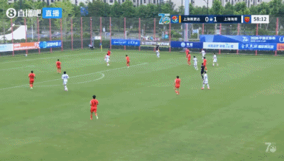 刘祝润右路连停带过转身抽射,海港2-0领先赛更达