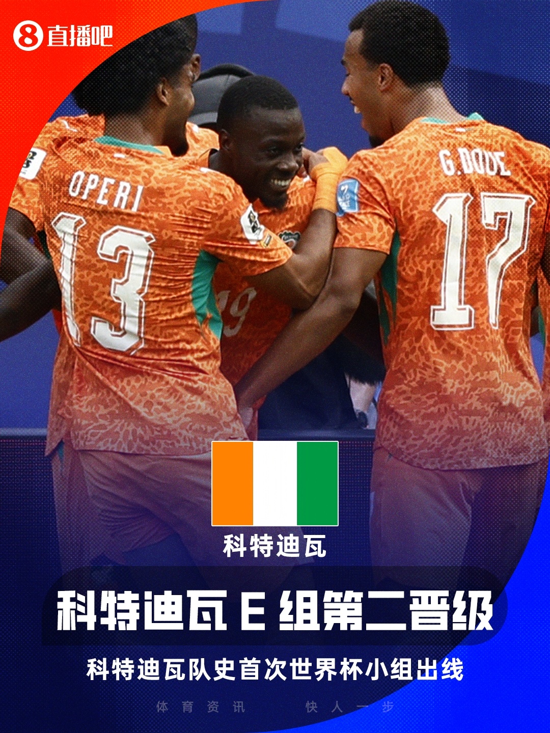 世界杯早报：E组两场定乾坤 厄瓜多尔逆转德国 科特迪瓦首出线