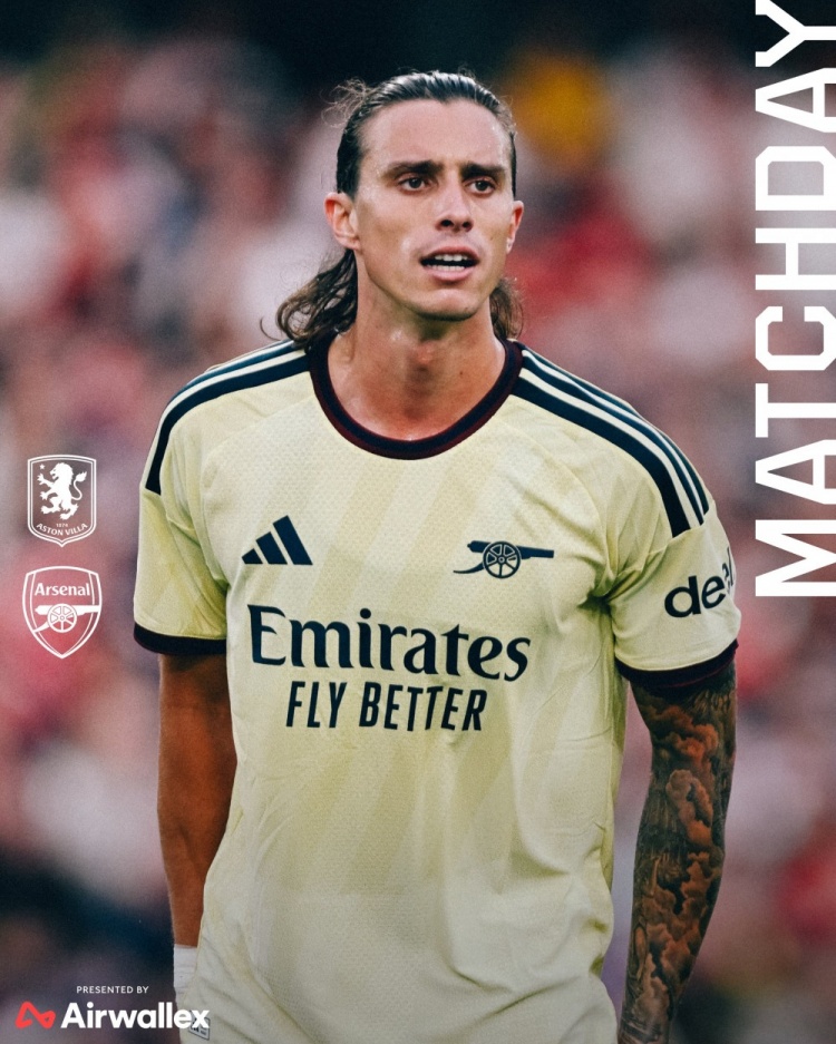 客战维拉公园！阿森纳公布本轮客战维拉海报，卡拉菲奥里出镜